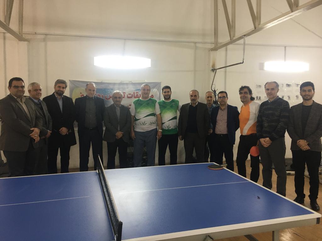 برگزاری مسابقات تنیس روی میز ویژه ایام الله دهه مبارک فجر در سازمان چای کشور