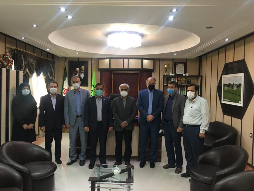 نشست مشترک رئیس سازمان چای کشور با مدیریت محترم شعب بانک سپه استان گیلان