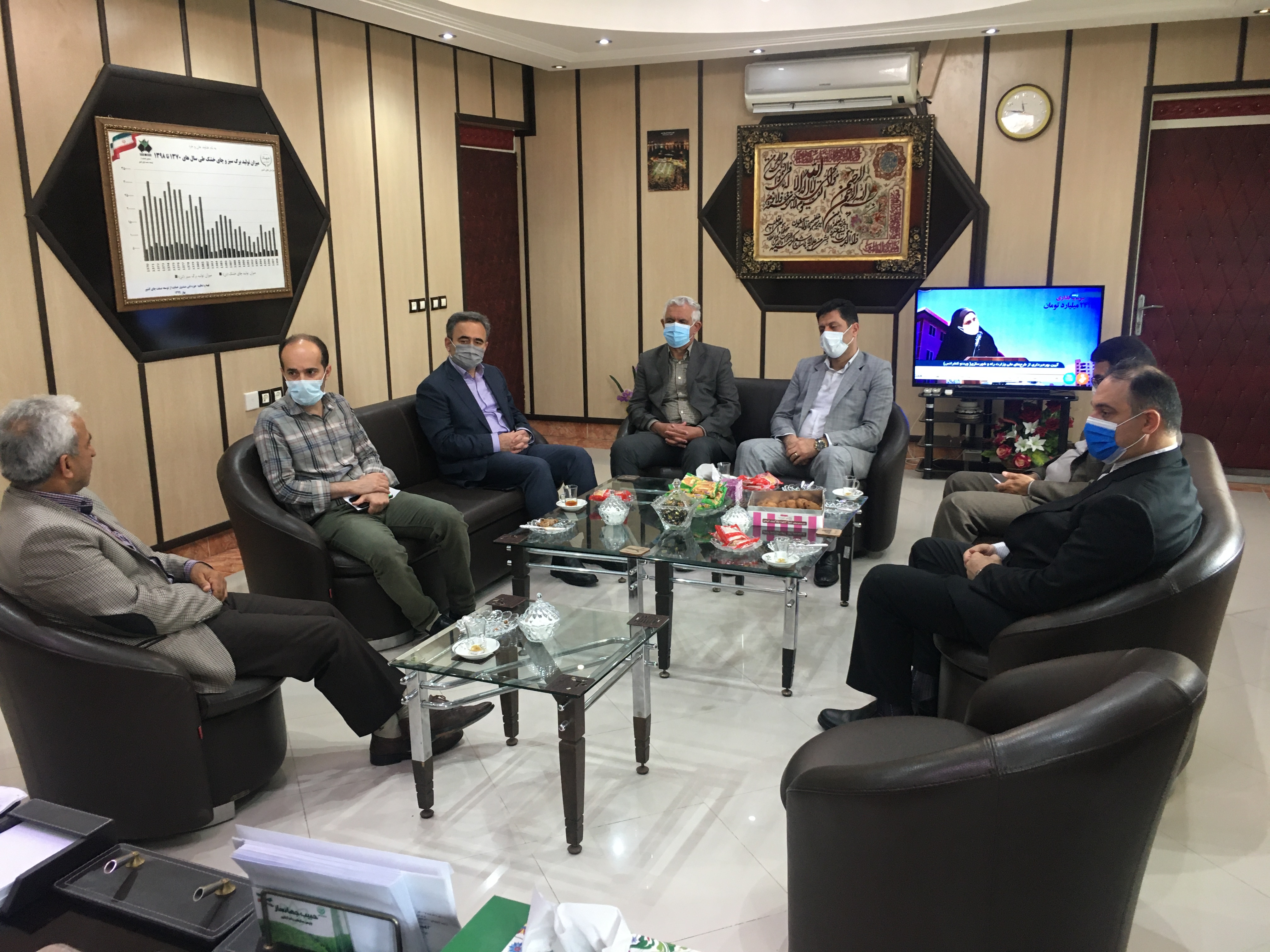 دیدار ریاست محترم دانشگاه آزاد لاهیجان با رئیس سازمان چای کشور
